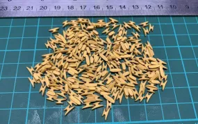 7mm Boxwood Cleats 12/bag