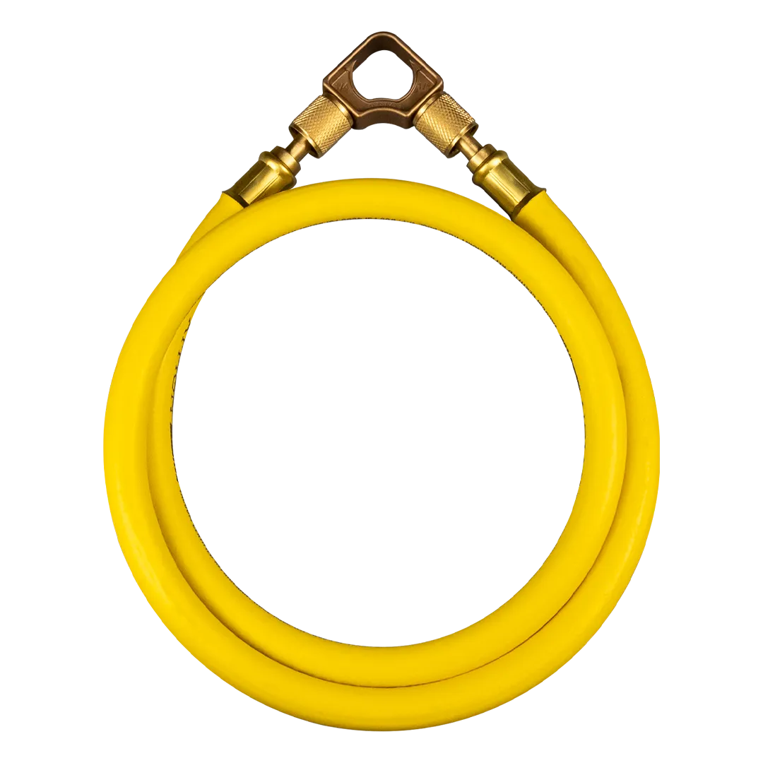 Appion MH380004AAY MegaFlow 3/8in Hose - 4 ft (1/4FL to 1/4FL) Yellow