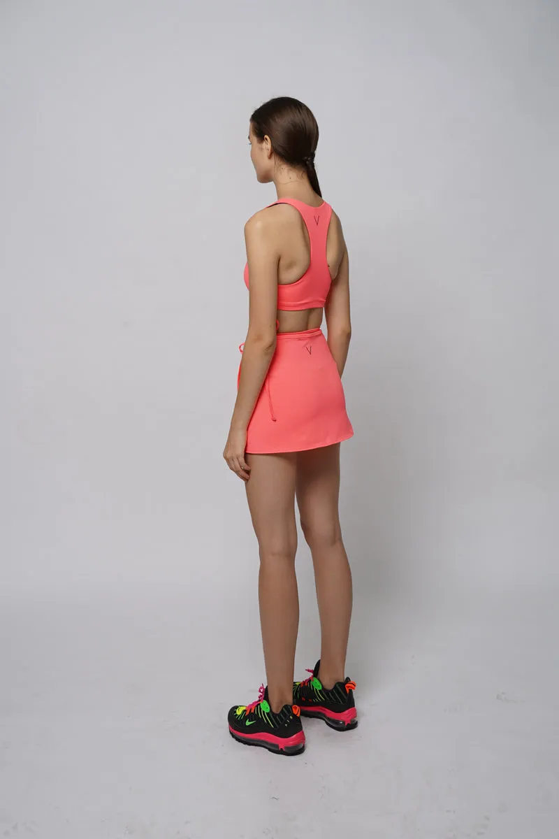 BASIC NEON ORANGE SKIRT