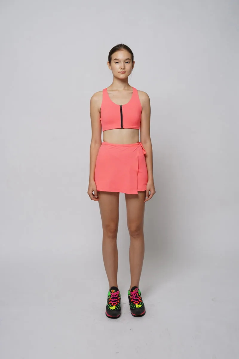 BASIC NEON ORANGE SKIRT