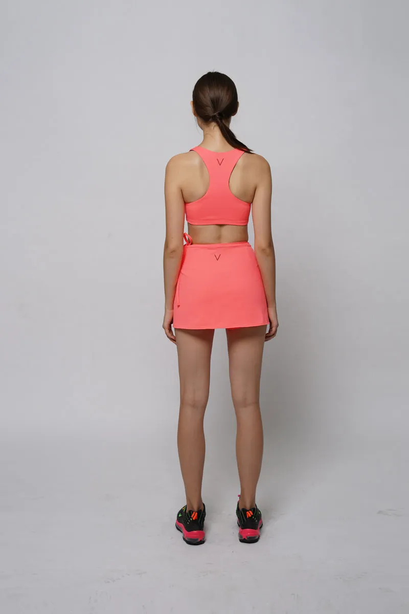 BASIC NEON ORANGE SKIRT
