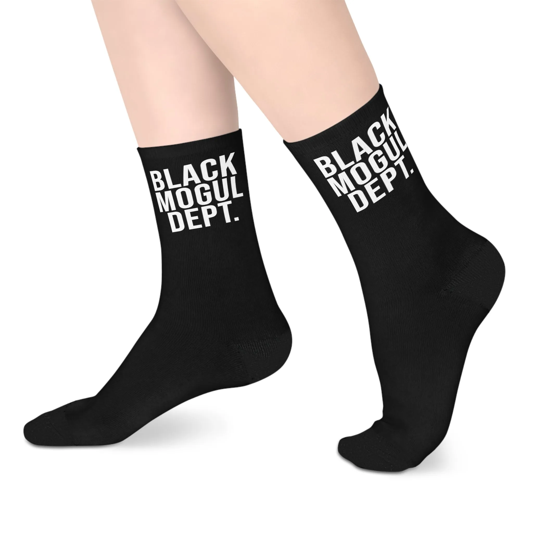 Black Mogul Dept. Mid-length Socks