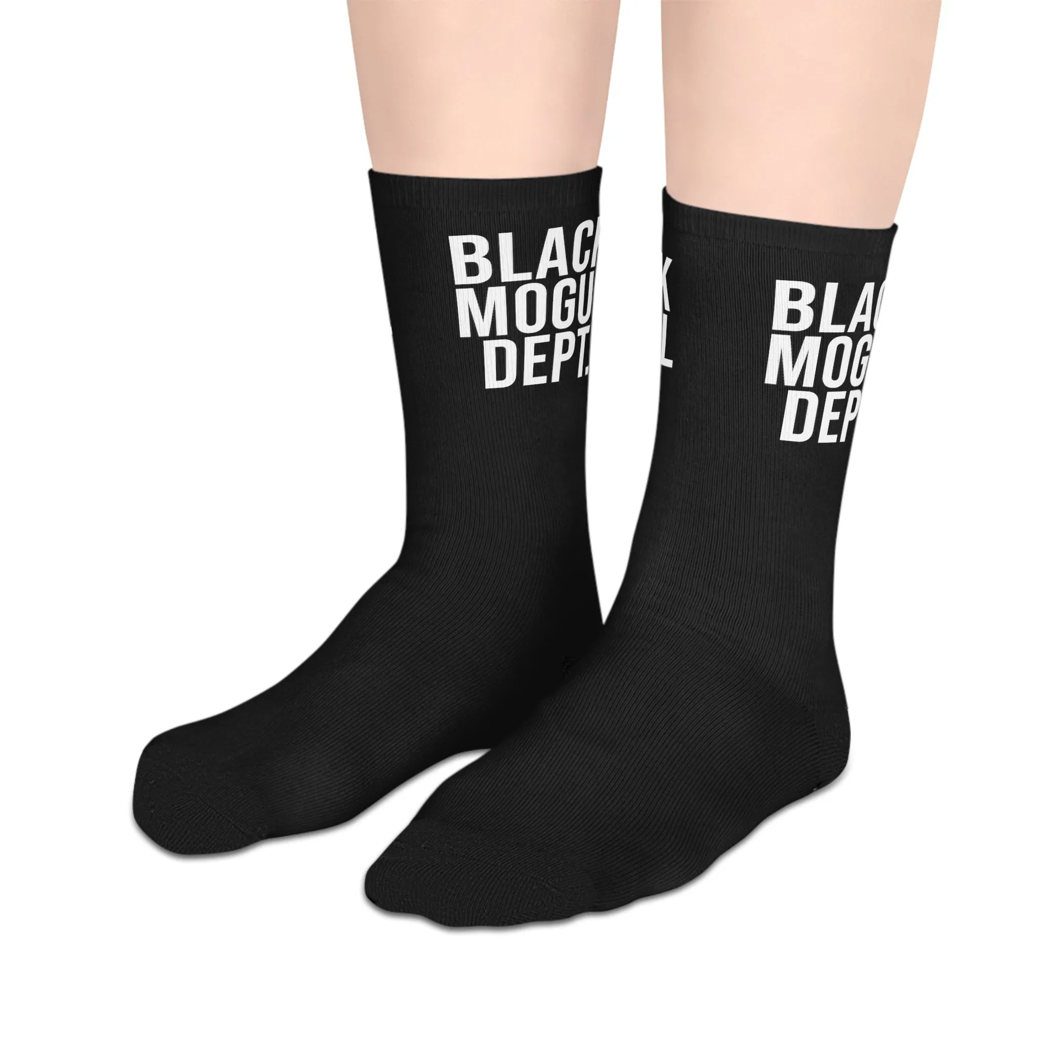 Black Mogul Dept. Mid-length Socks