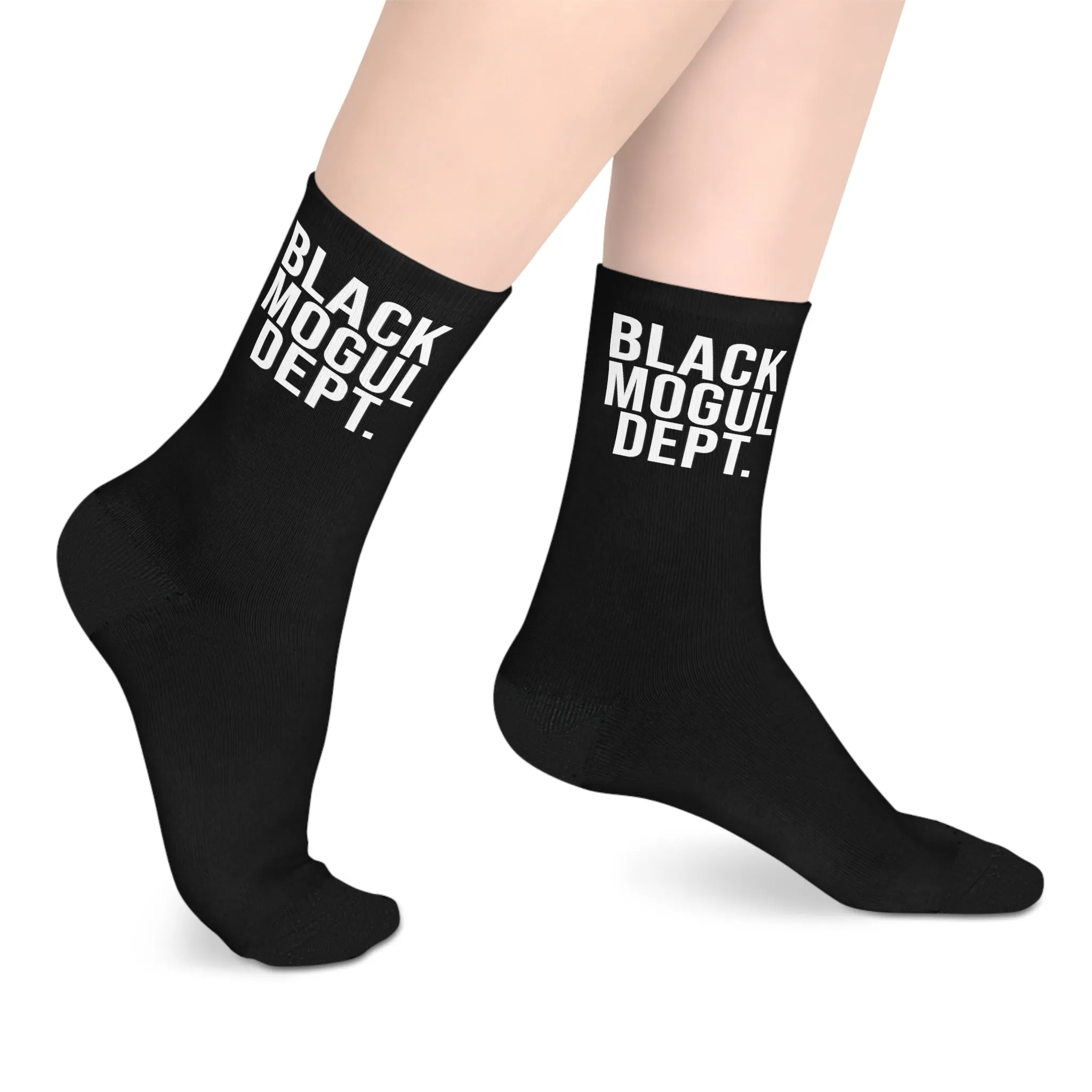 Black Mogul Dept. Mid-length Socks