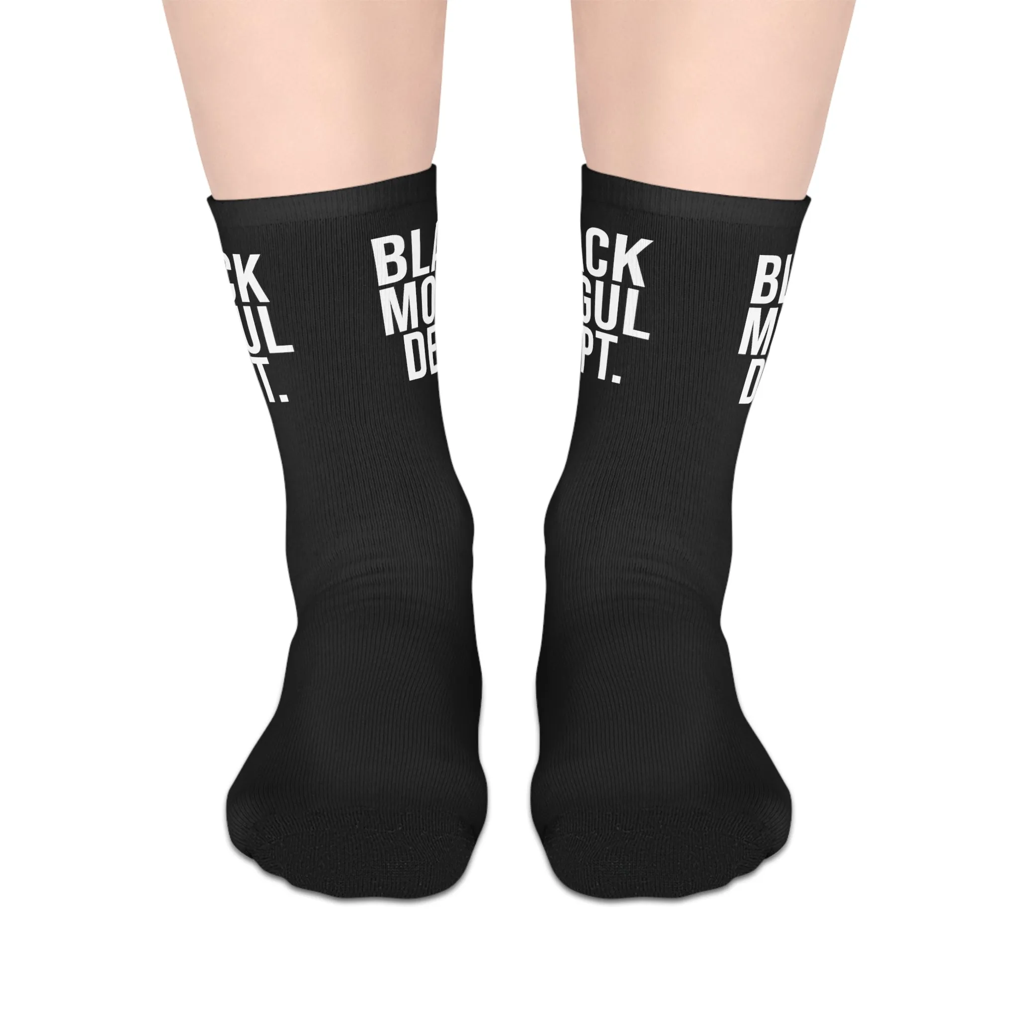 Black Mogul Dept. Mid-length Socks