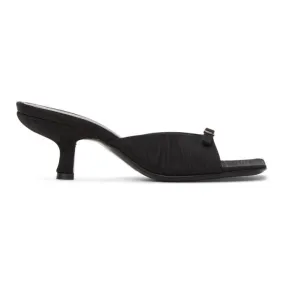 BY FAR Black Erin Kitten Heel
