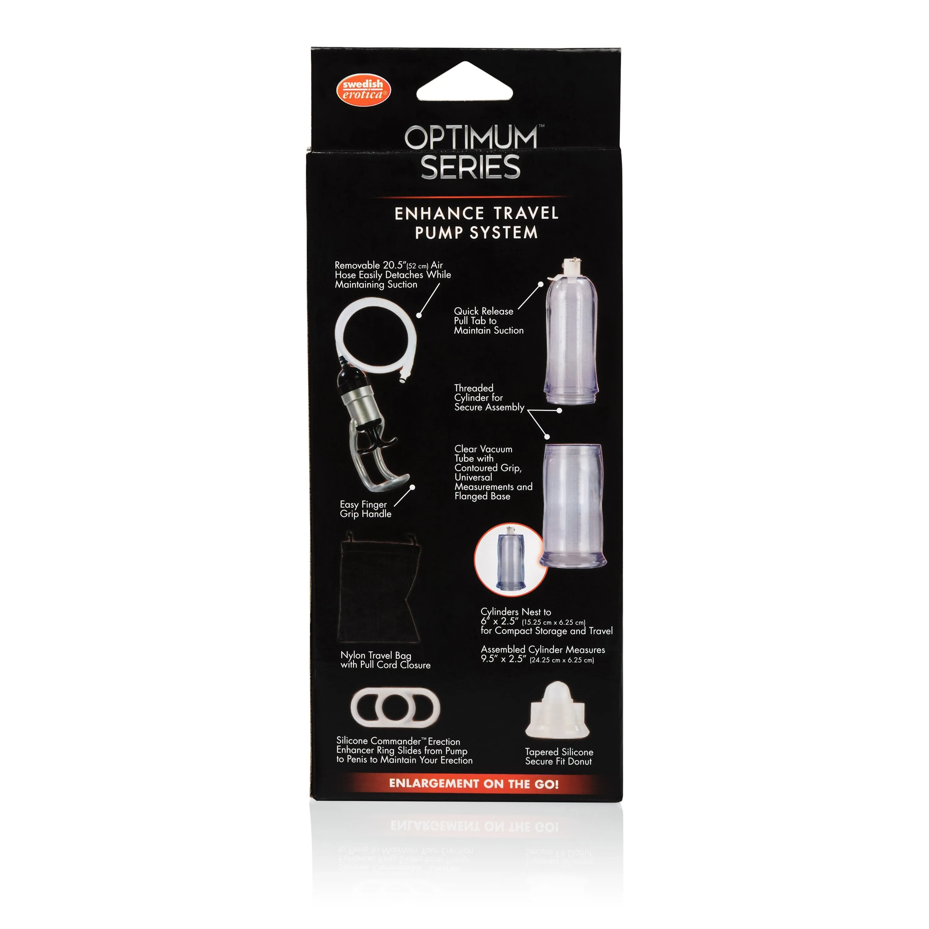 California Exotics - Optimum Series Enhance Travel Pump System (Clear)