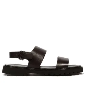 Cesare Paciotti Luxury Italian Men's Vacchetta Black Sandals (CPM5101)