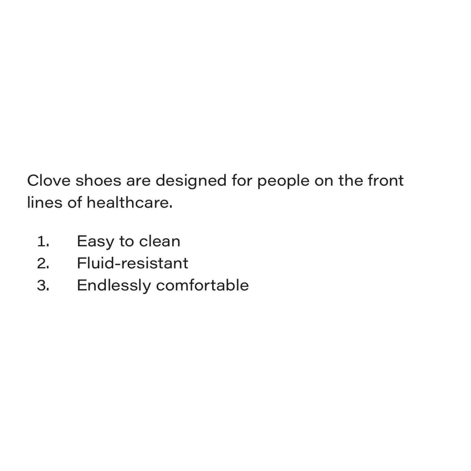 Clove Classic Healthcare Nursing Shoes - All Black Option, Size 9 New Sneakers