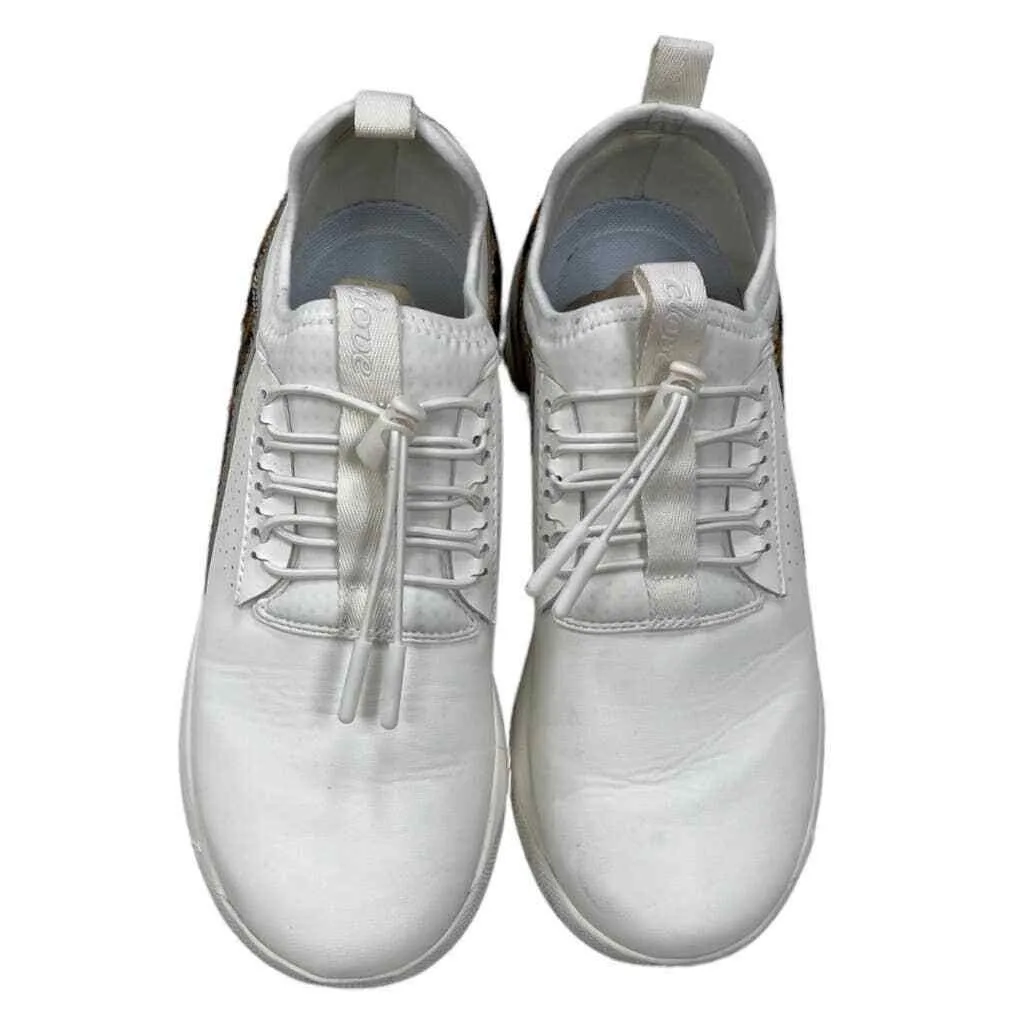 Clove Classic Shoes Sneakers Healthcare Nursing Leopard White Leopard Size 9.5