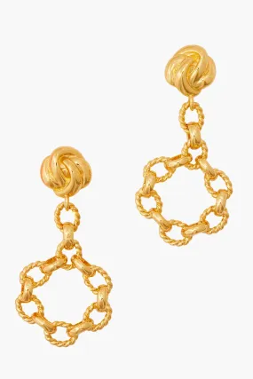 Gold Rope Camille Earrings