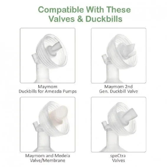 Maymom Wide Mouth One - Piece Flange For Spectra 30 mm w / valve / membrane 1pk