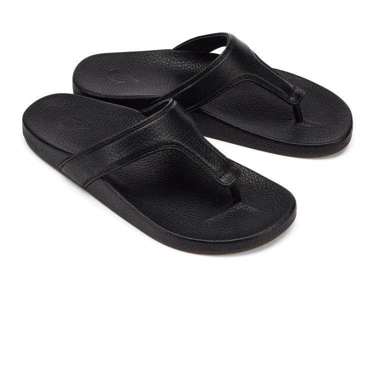 OluKai Womens Kipe‘a Lipi Leather Sandals