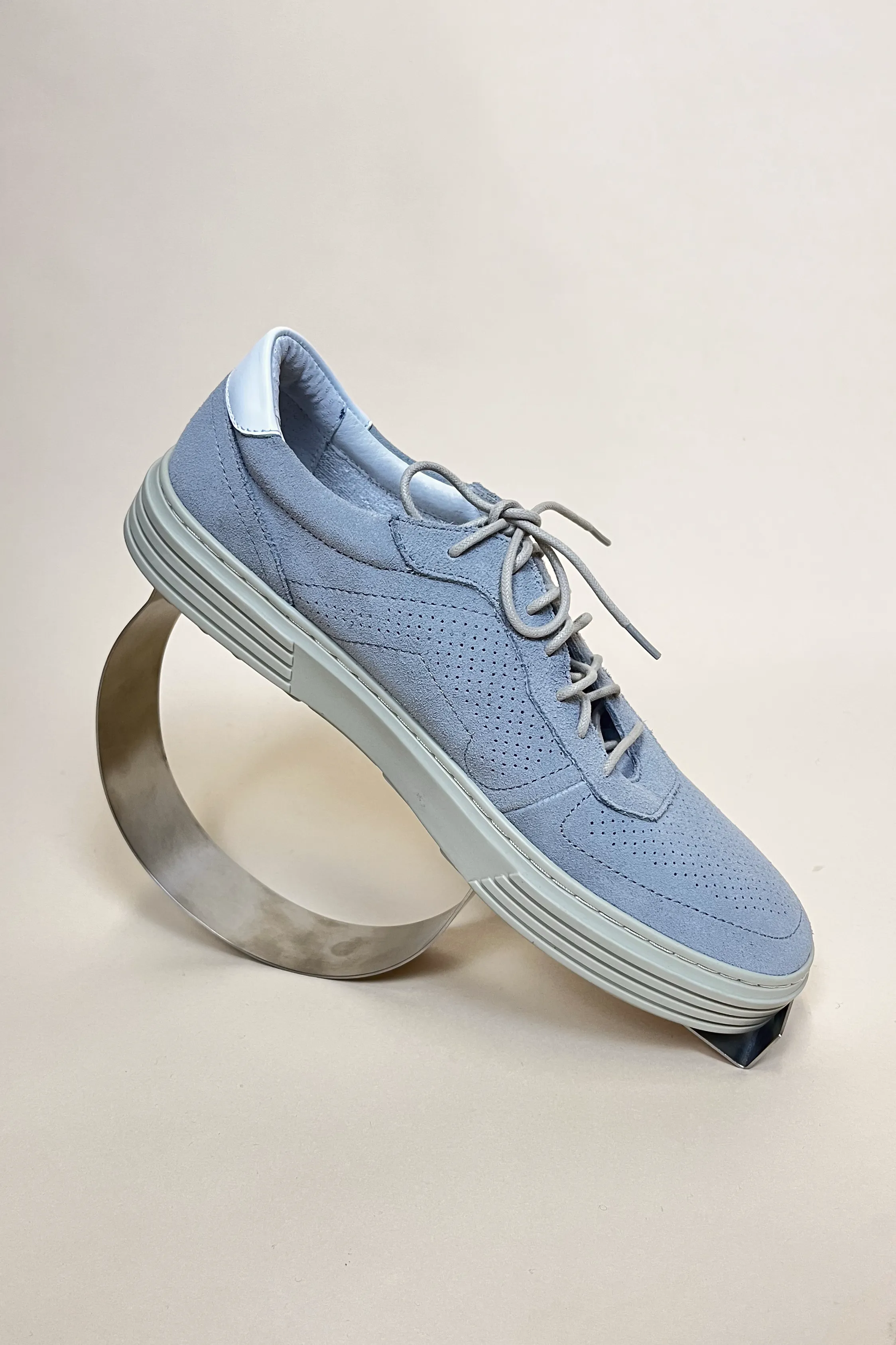 Pascal Sneaker in Grey Suede