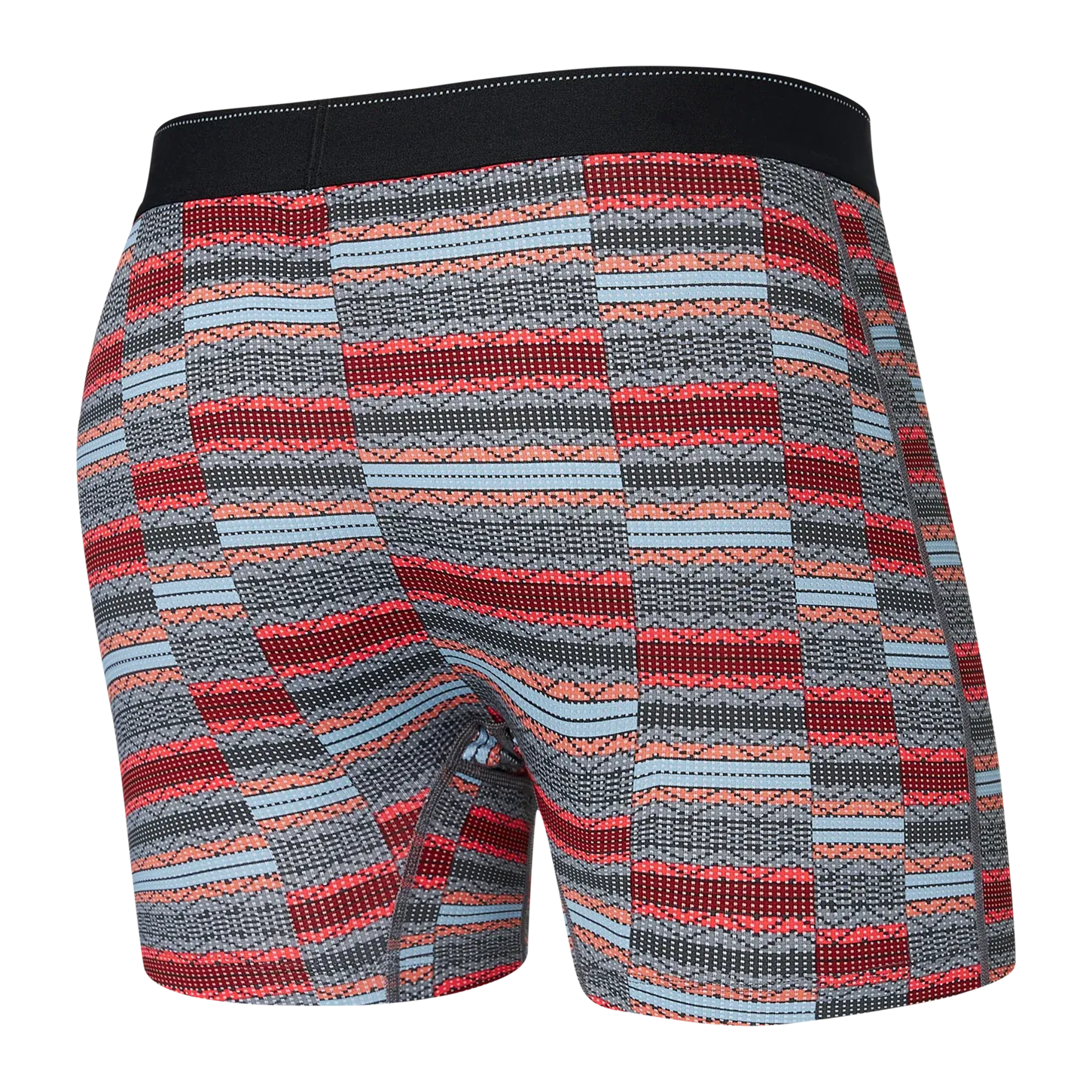 SAXX Quest Quick Dry Mesh - Asher Stripe Red - SXBB70F ASR