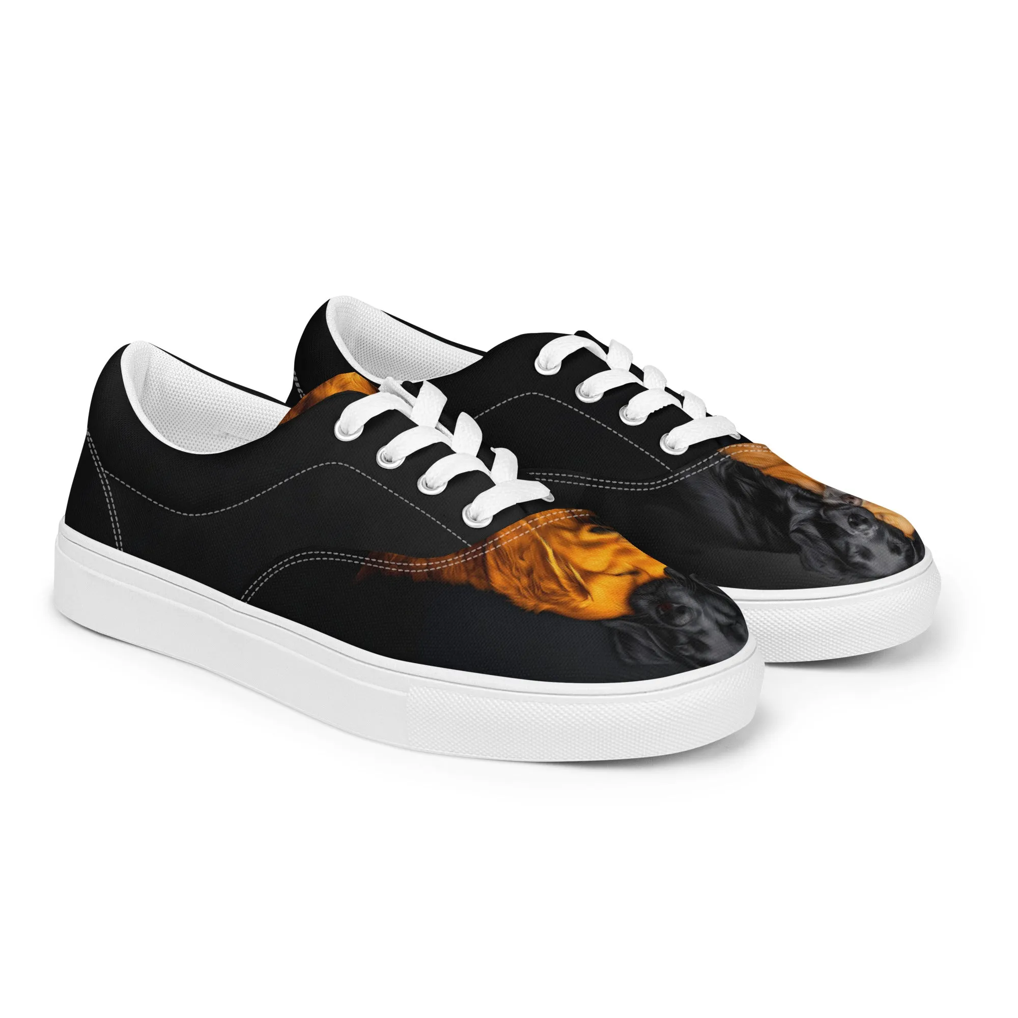 Soulful Companions Women’s lace-up canvas shoes