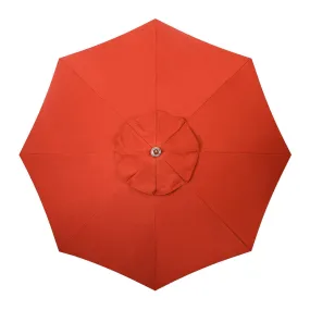 The Resort Market Umbrella - Octagon - Canopy 10' - Terracotta Red