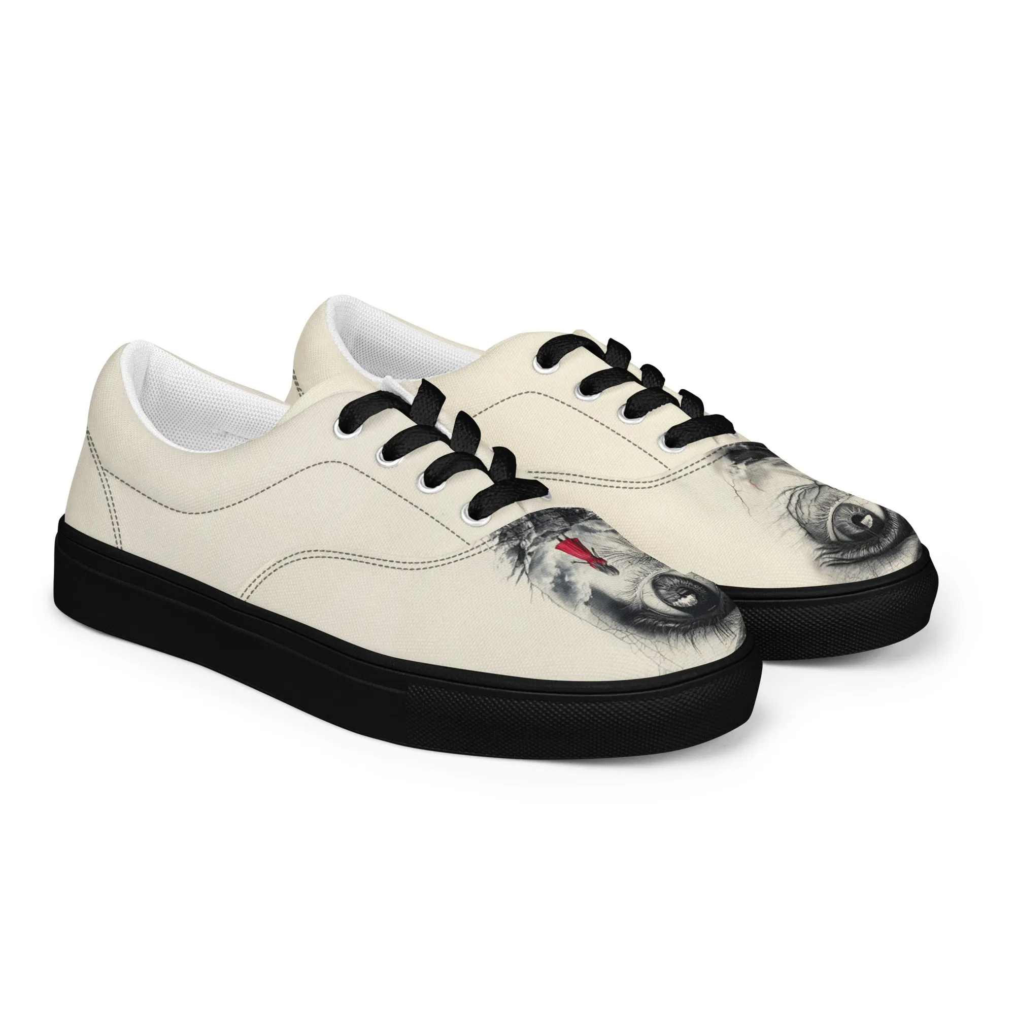 Through My Mother’s Eyes: A Glimpse Women’s lace-up canvas shoes