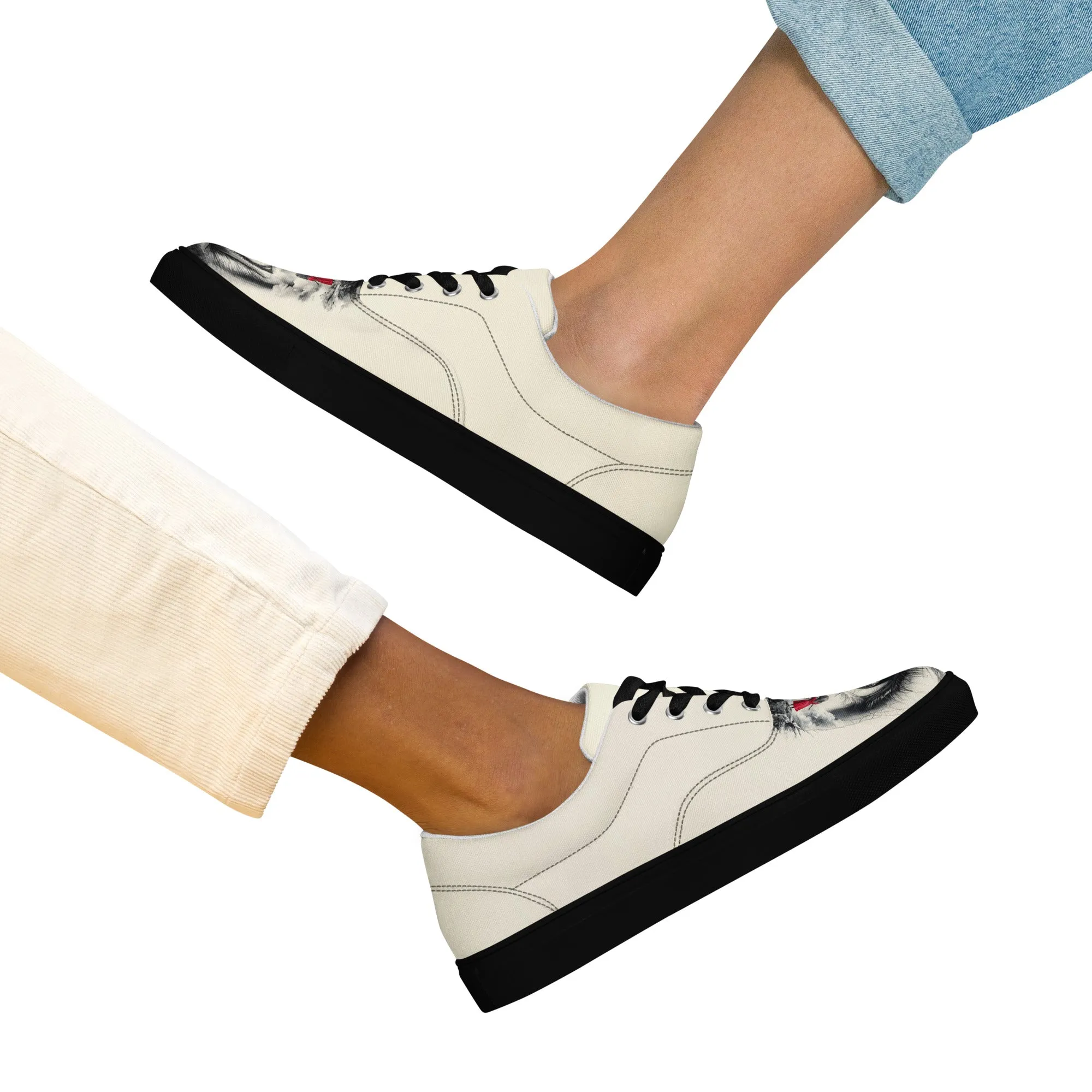 Through My Mother’s Eyes: A Glimpse Women’s lace-up canvas shoes