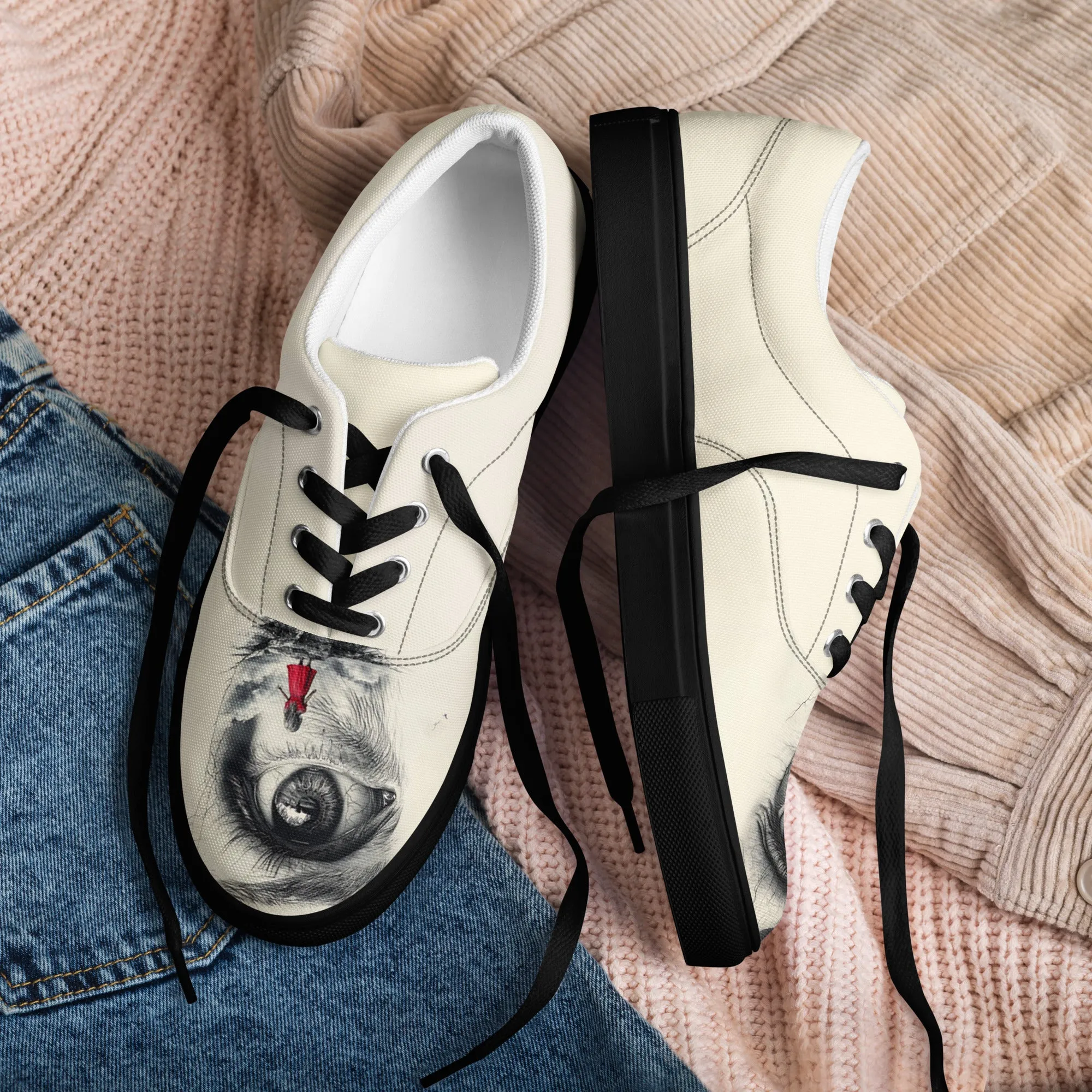 Through My Mother’s Eyes: A Glimpse Women’s lace-up canvas shoes