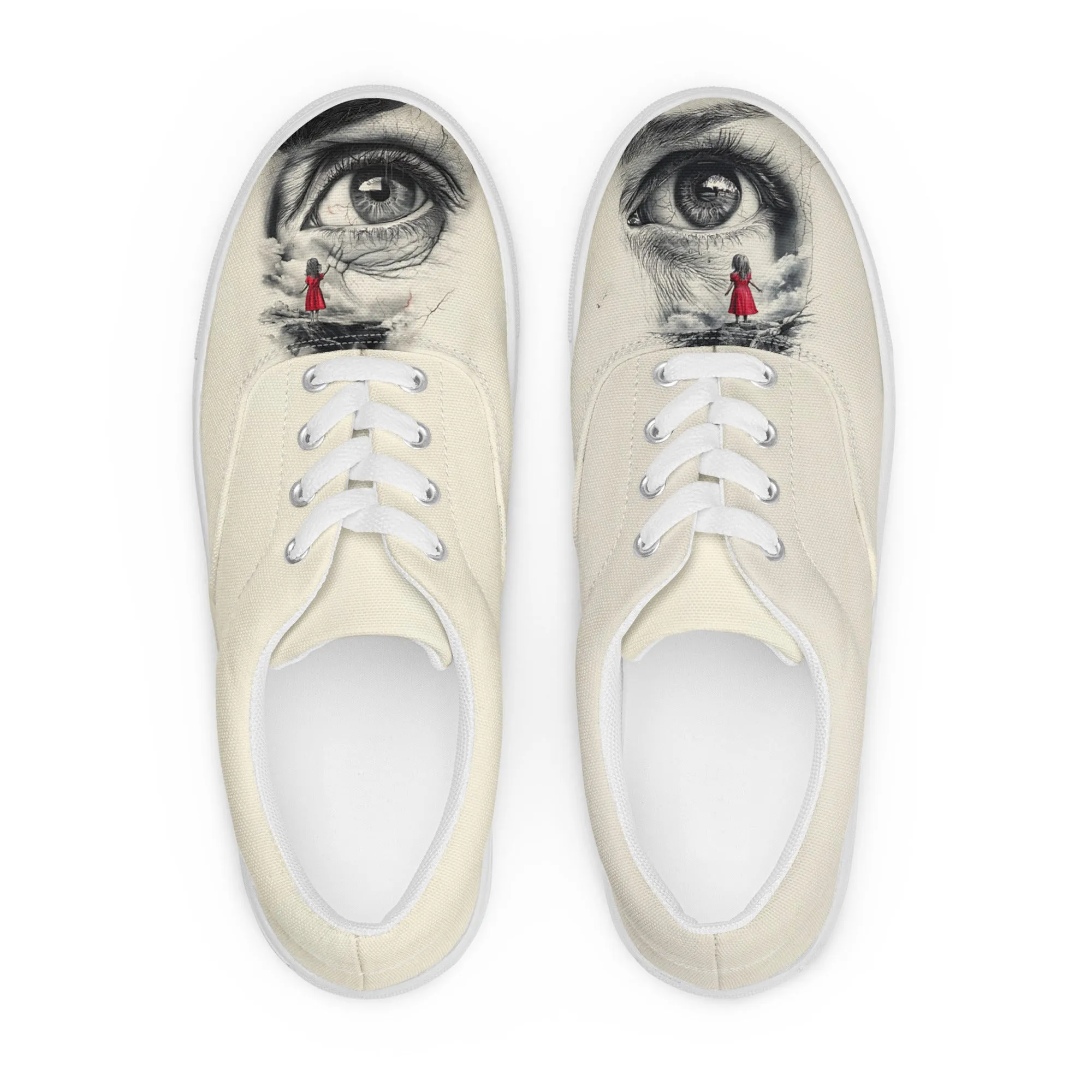 Through My Mother’s Eyes: A Glimpse Women’s lace-up canvas shoes