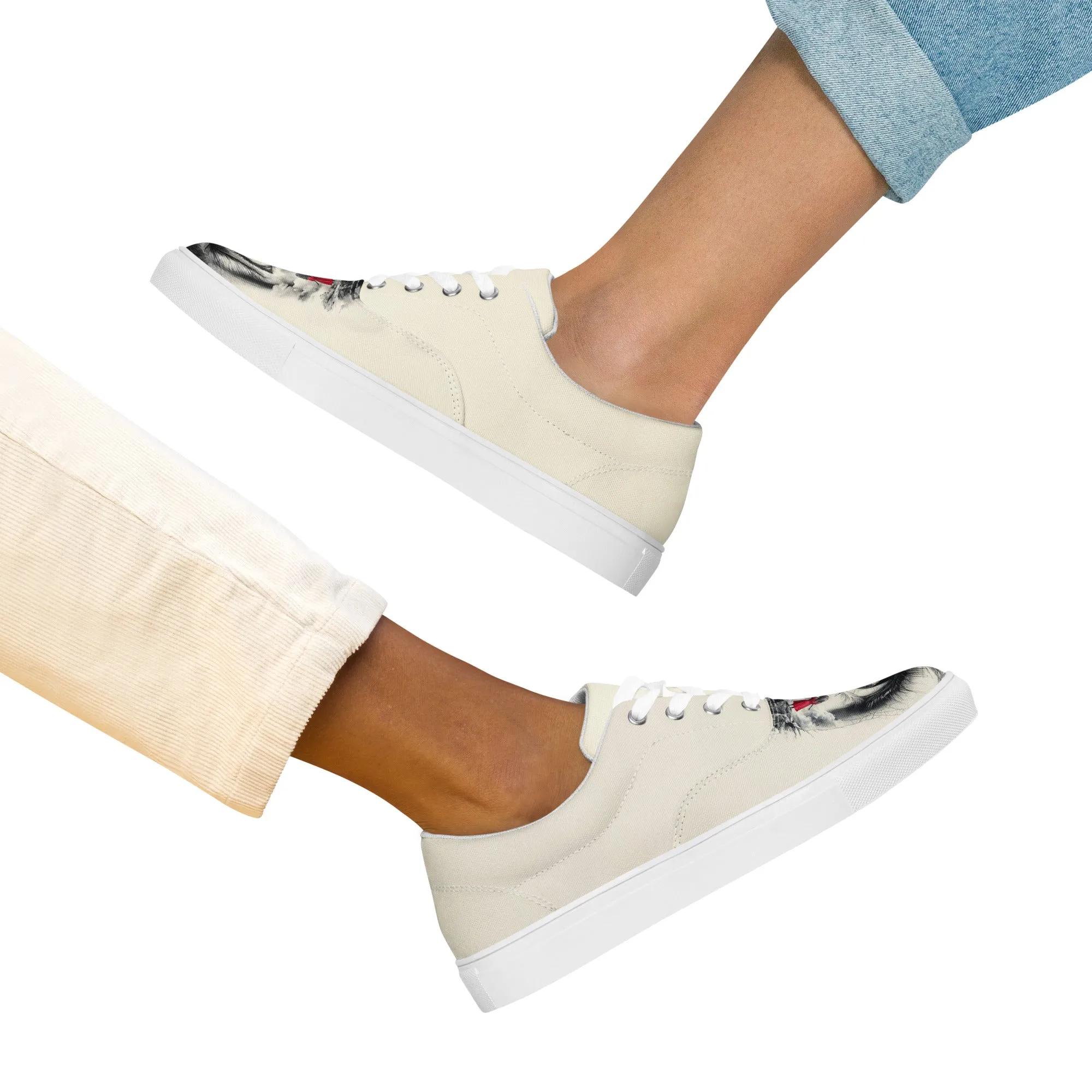 Through My Mother’s Eyes: A Glimpse Women’s lace-up canvas shoes
