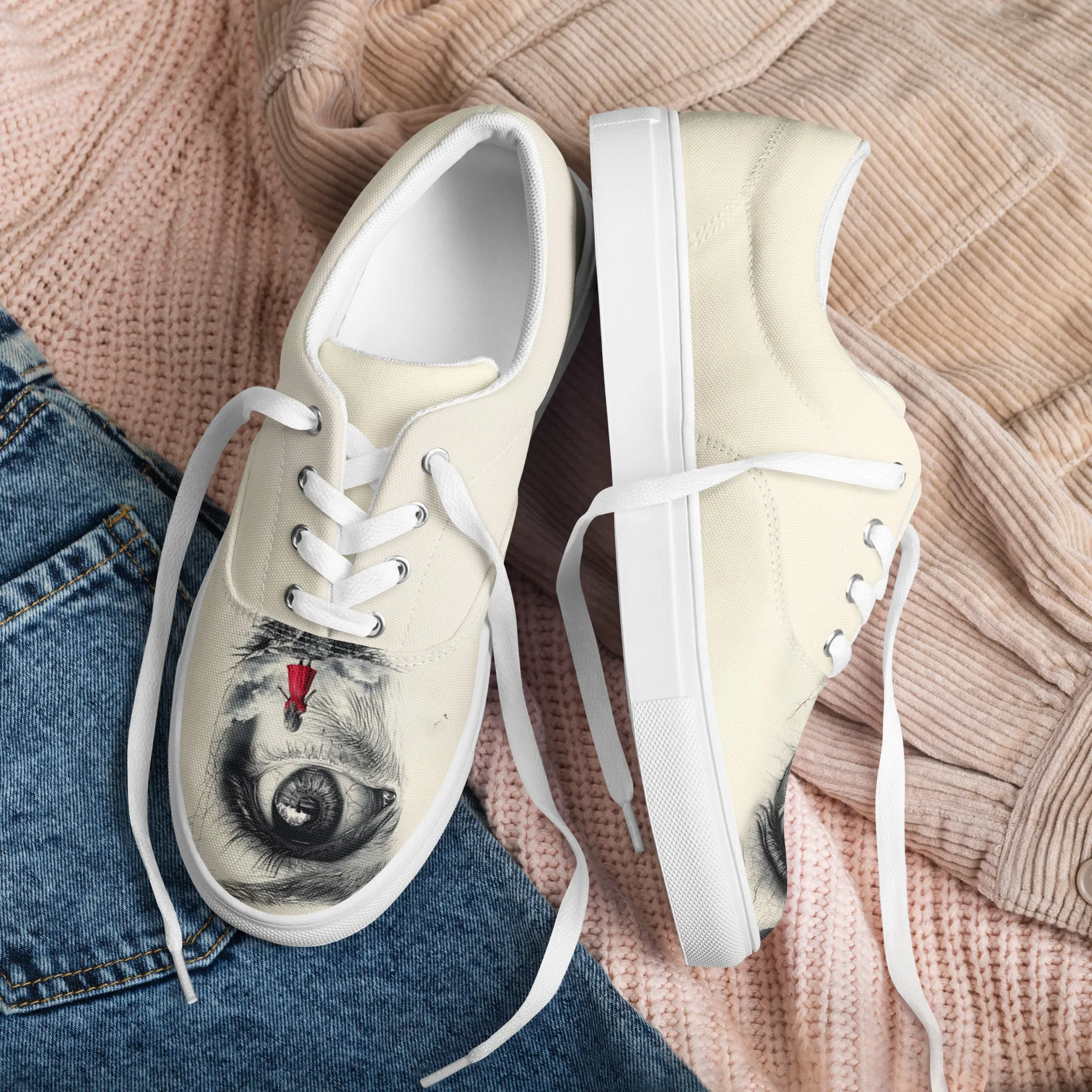Through My Mother’s Eyes: A Glimpse Women’s lace-up canvas shoes