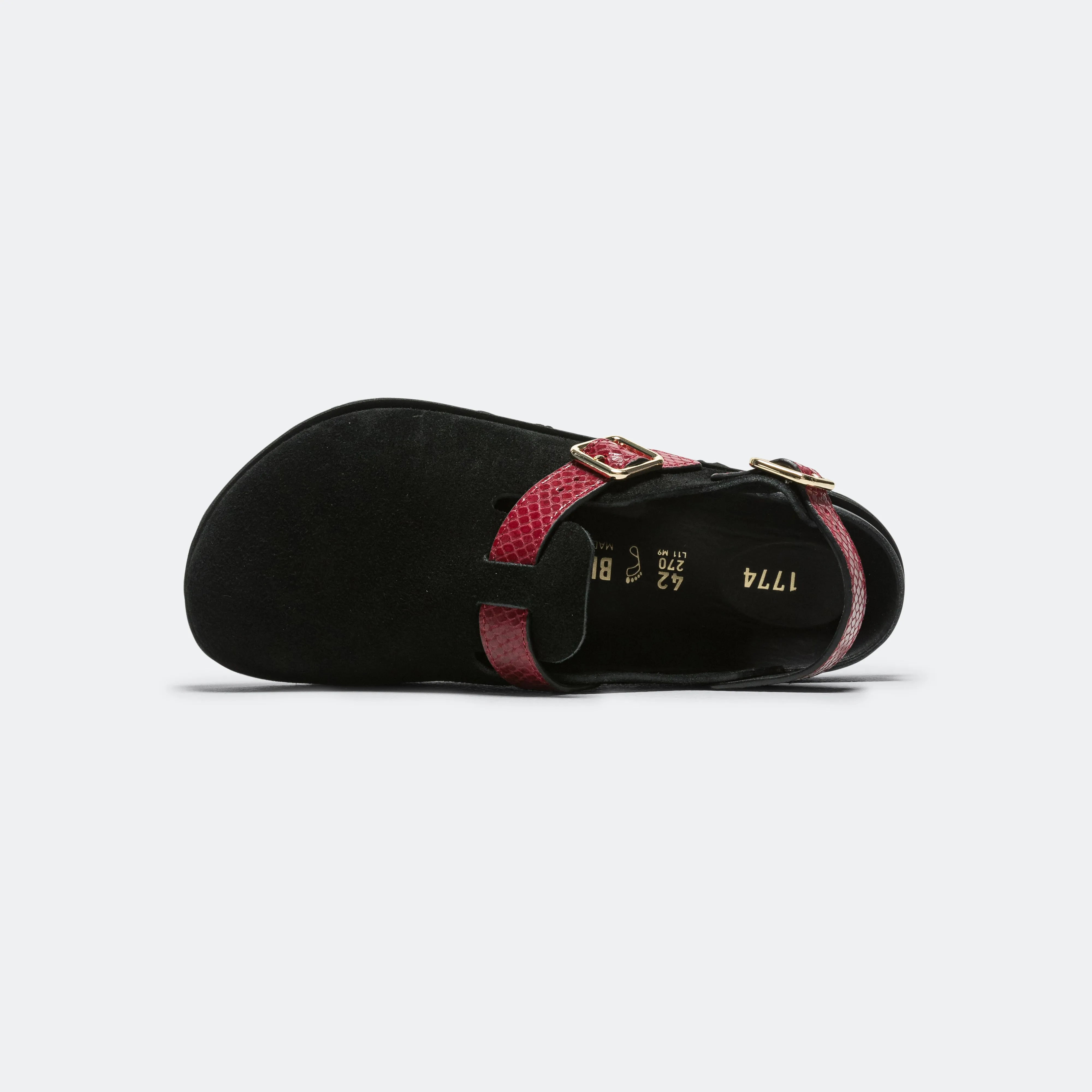 Tokio Cazador Narrow - Red Snake Leather