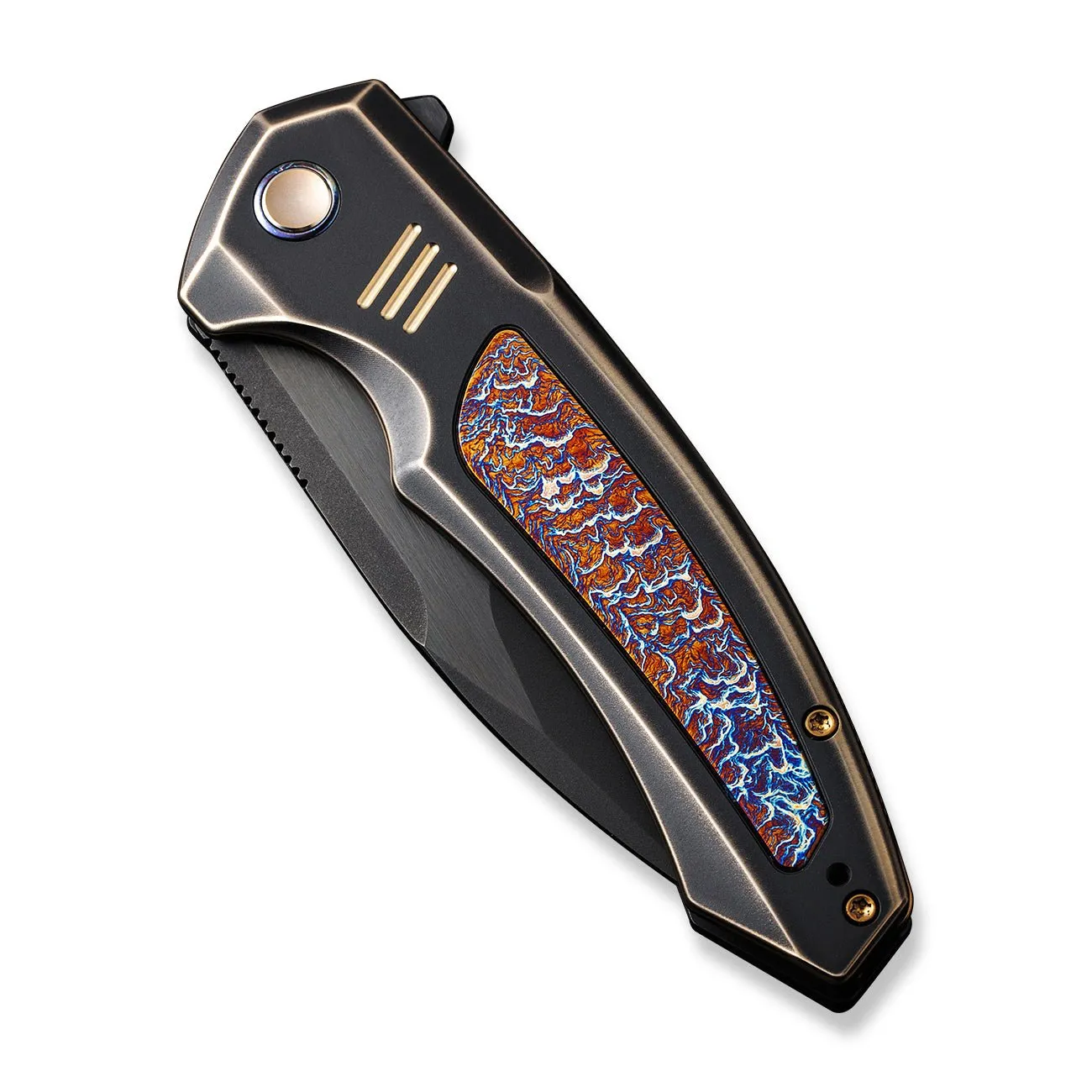 WEKNIFE Hyperactive Flipper Knife Titanium Handle (3.8" Vanax Blade) WE23030-4