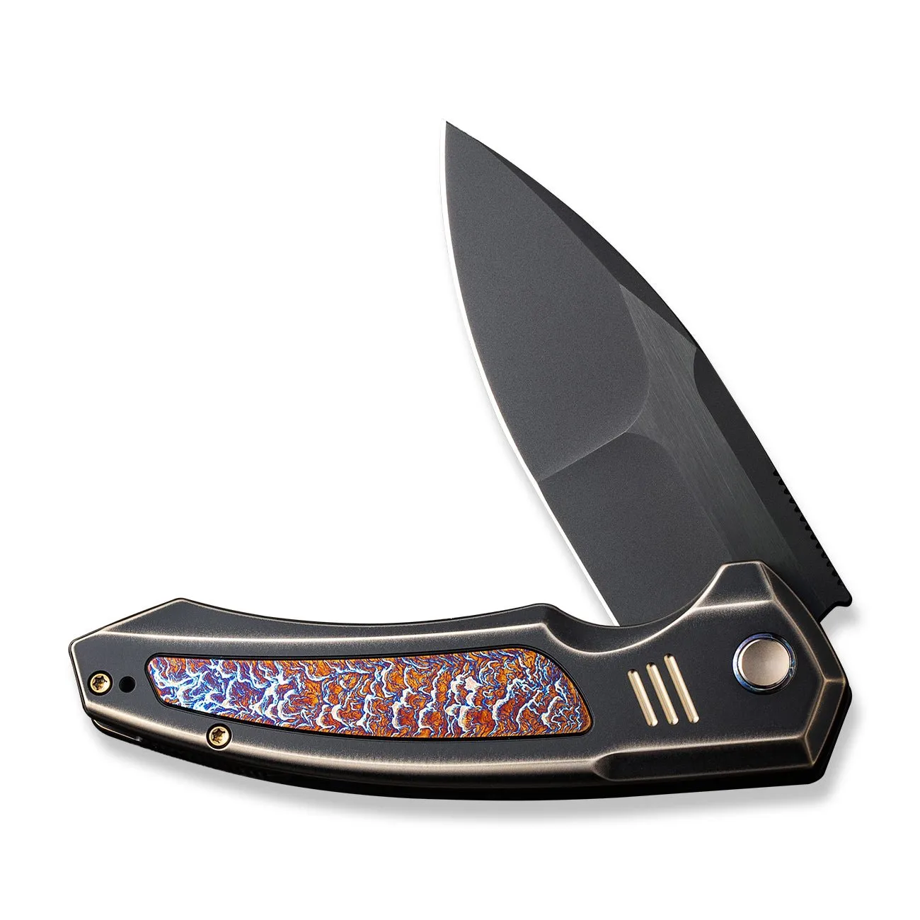 WEKNIFE Hyperactive Flipper Knife Titanium Handle (3.8" Vanax Blade) WE23030-4